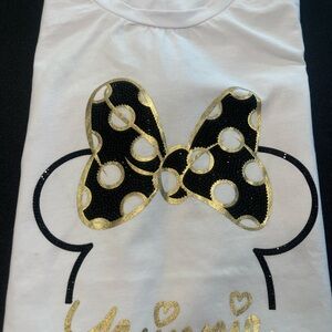 White Tee with Minnie Ears